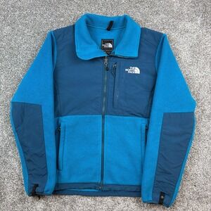 Vintage The North Face Jacket Womens M Blue Denali Fleece Polartec Outdoors Hike